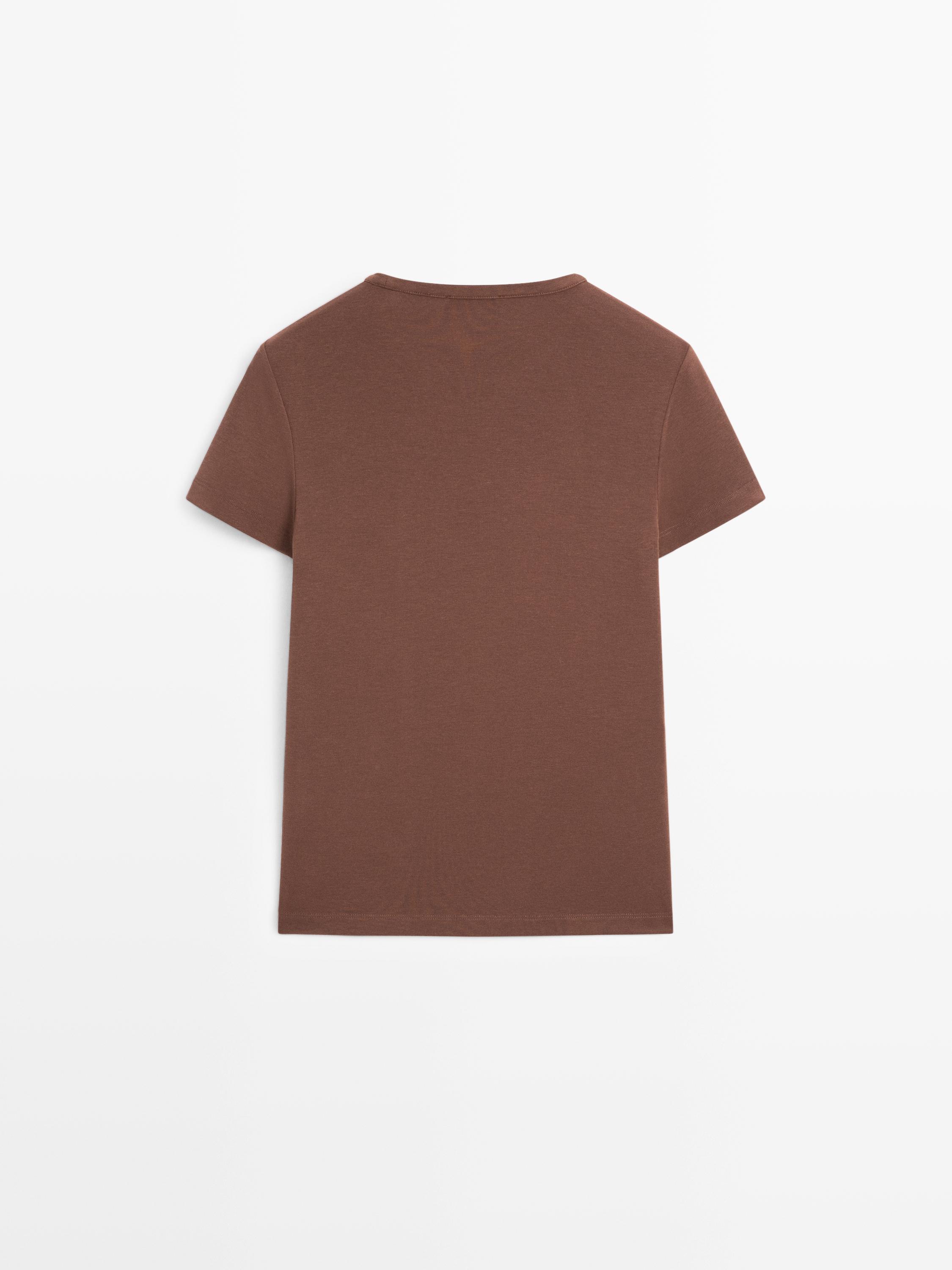 T-shirt à manches courtes en fibre de cellulose
